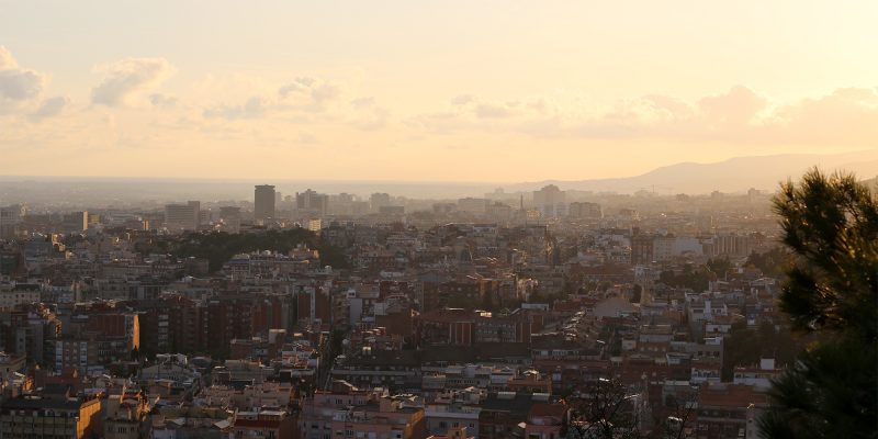 Barcelona view from Park Guell