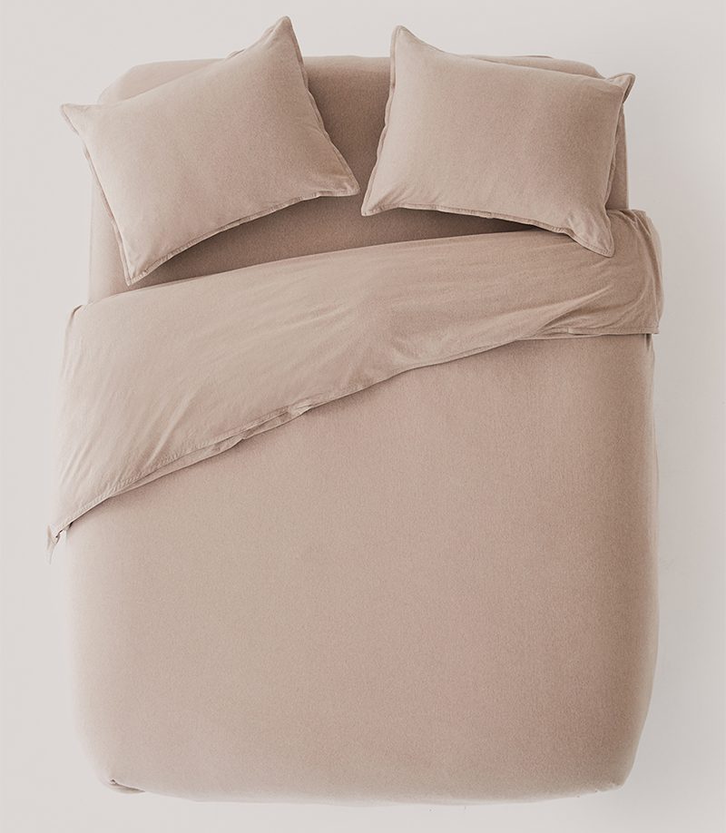 organic cotton jersey sheets from Pact
