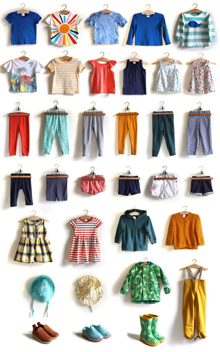 Toddler & Young Kids Spring/Summer Capsule Wardrobe